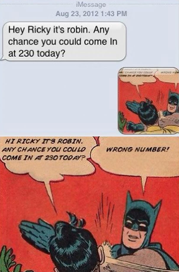Funny Wrong Number Texts