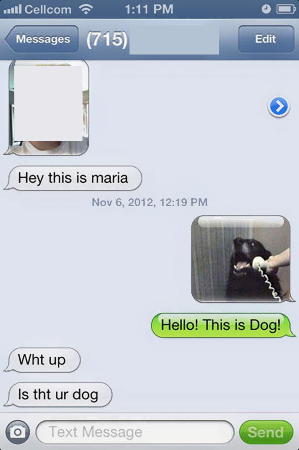 Funny Wrong Number Texts