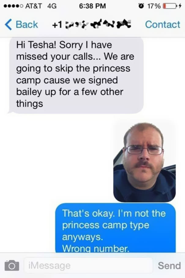 Funny Wrong Number Texts