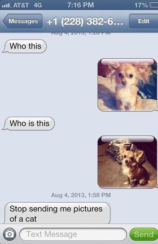 Funny Wrong Number Texts
