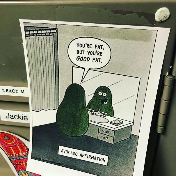  Thank You To Whoever Put This On My Locker At Work. I Really Needed The Laugh