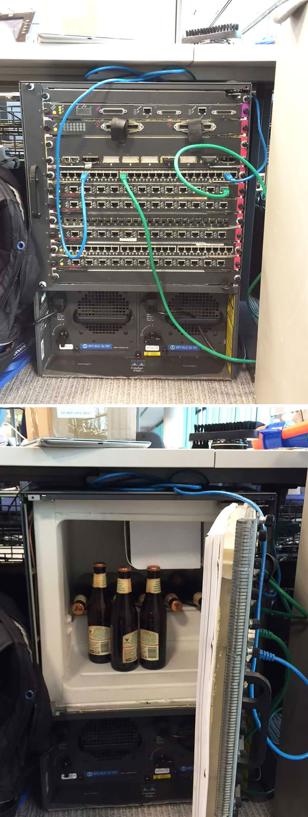 A Colleague Found A Use For An Old Cisco 5500