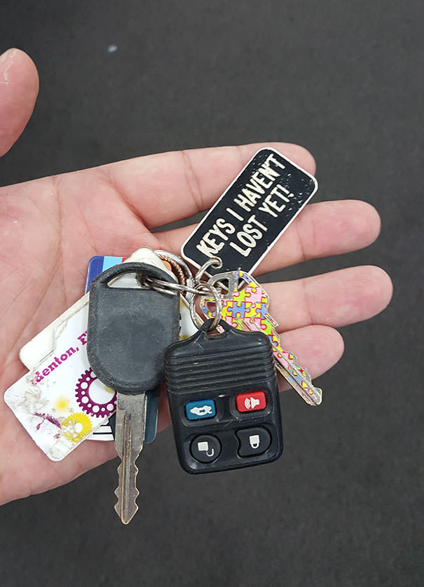 I Held Irony In My Hands Tonight. Customer Lost These At My Office