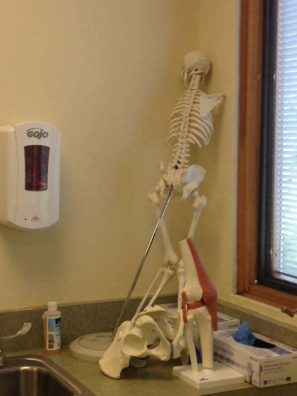 I Took My Dad To Get A Colonoscopy And This In The Office Didn