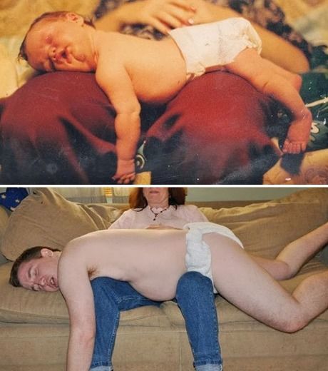 25 melhores fotos de “antes e depois” em família