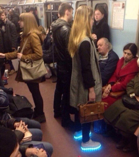 23 fotos das pessoas mais bizarras do metrô