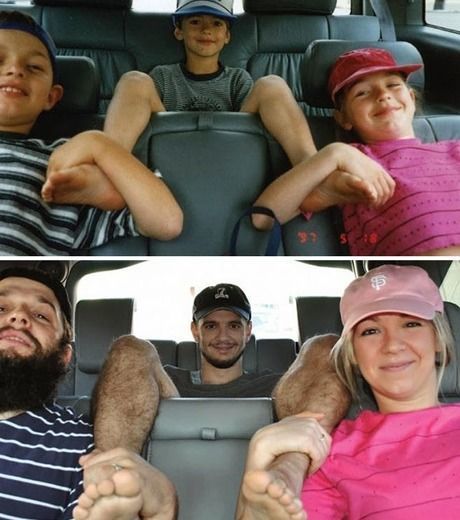 25 melhores fotos de “antes e depois” em família