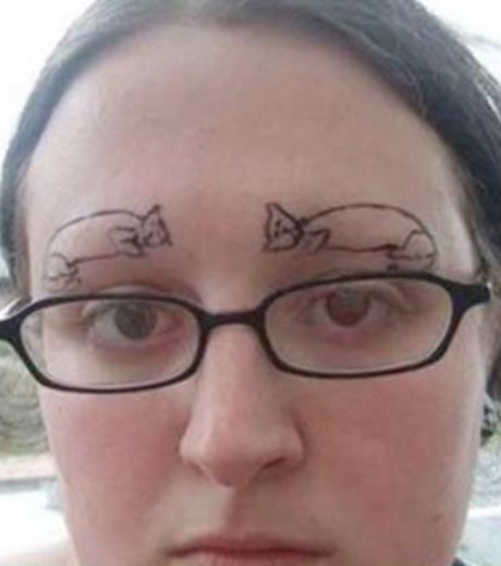 20 fotos de mulheres que acabaram com as suas sobrancelhas