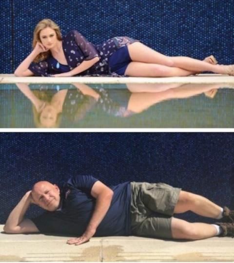 15 pais que imitaram as fotos dos filhos com perfeição... ou quase!