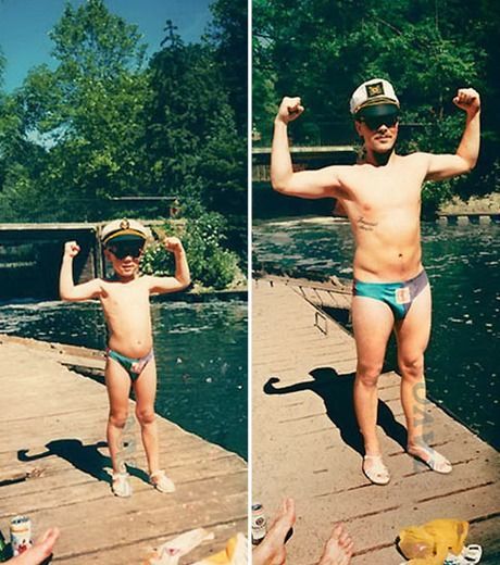 25 melhores fotos de “antes e depois” em família