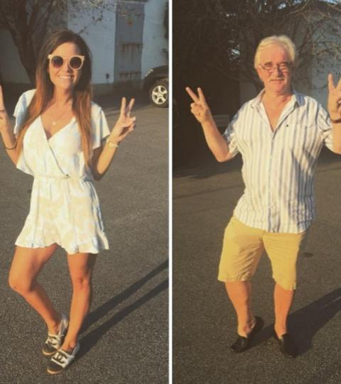 15 pais que imitaram as fotos dos filhos com perfeição... ou quase!