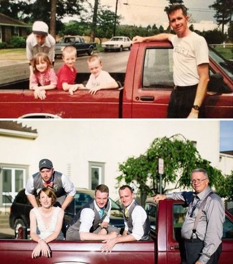 25 melhores fotos de “antes e depois” em família
