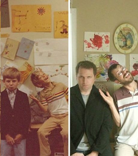 25 melhores fotos de “antes e depois” em família