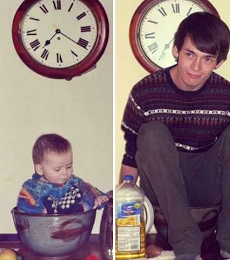 25 melhores fotos de “antes e depois” em família