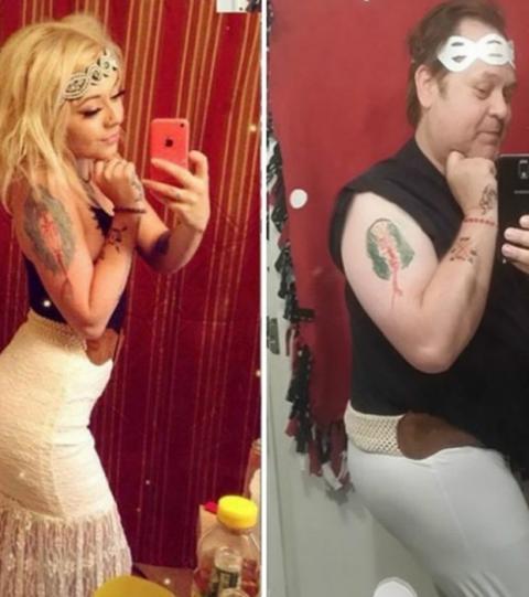 15 pais que imitaram as fotos dos filhos com perfeição... ou quase!