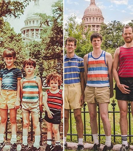 25 melhores fotos de “antes e depois” em família