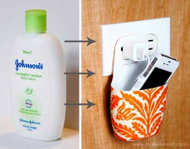DIY cell phone holder
