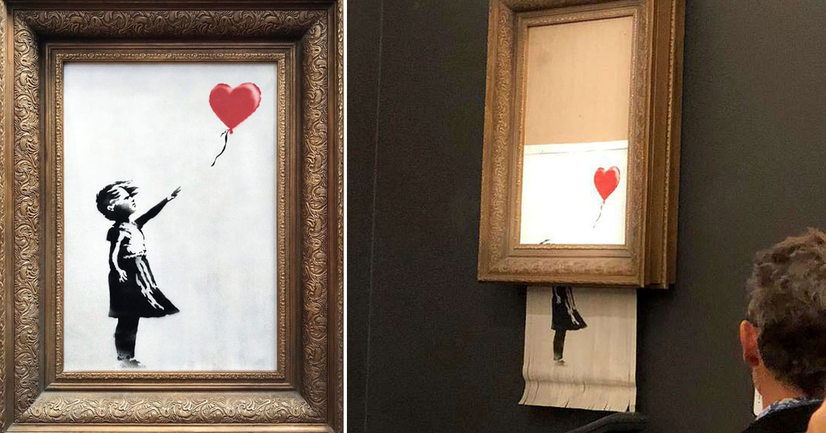 Banksy Revealed How He Built Self-Destruct Device Inside His Iconic ...