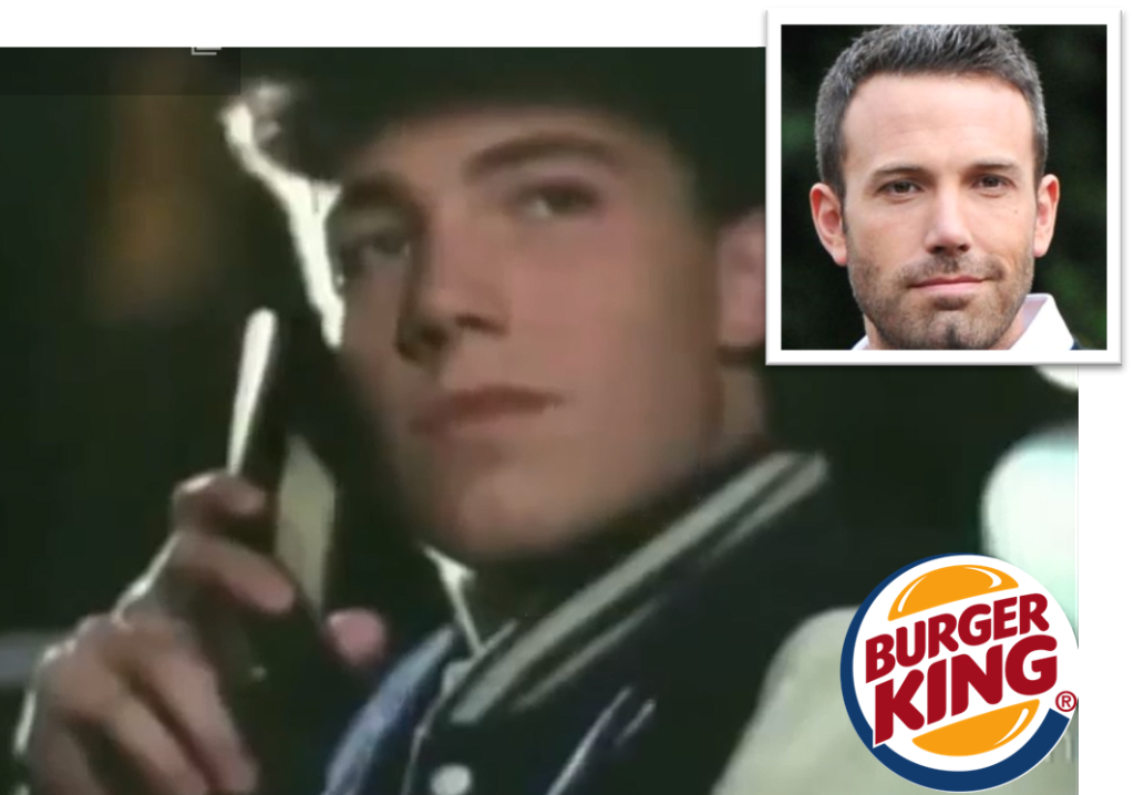 Resultado de imagen de ben affleck burger king
