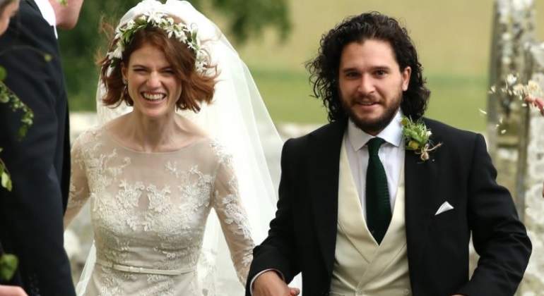 Image result for Kit Harington y Rose Leslie