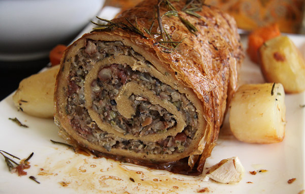 Vegan christmas roast