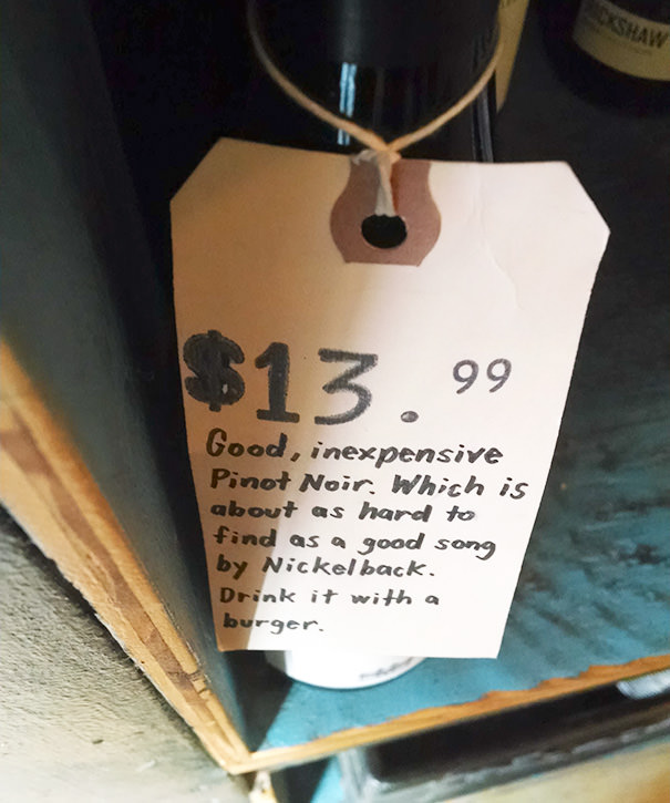 In My Local Wine Store. It Lived Up To The Description