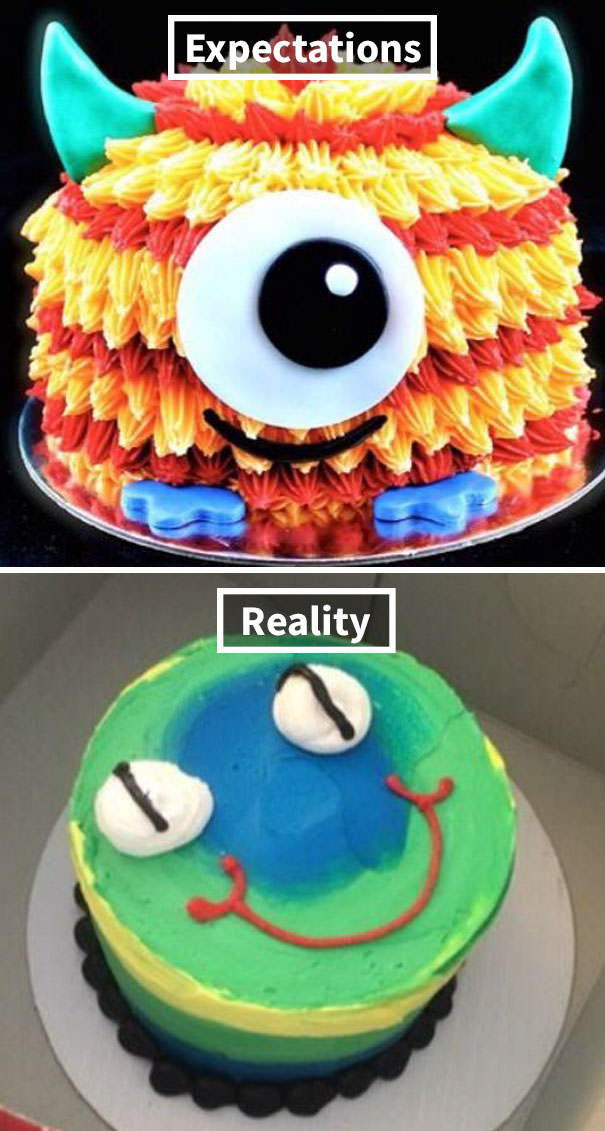 My Aunt Ordered This Cute Monster Cake For Her Son