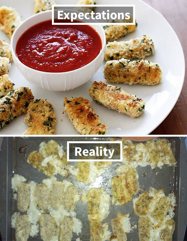  Wife Tried To Make Mozzarella Sticks From An Online Recipe, I
