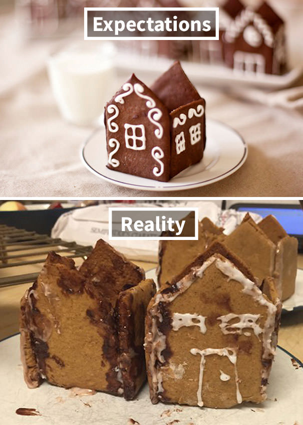 Gingerbread House Village. Everything Tastes Great Though
