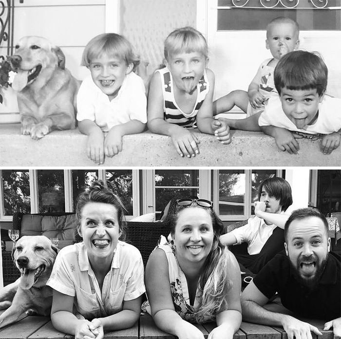 Picture With Cousins, 28 Year Difference