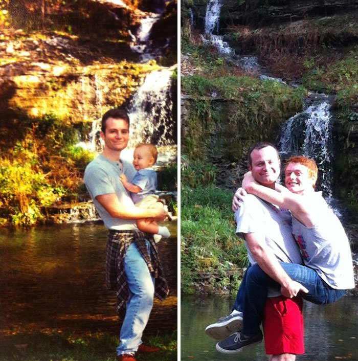 Father And Son 15 Years Later