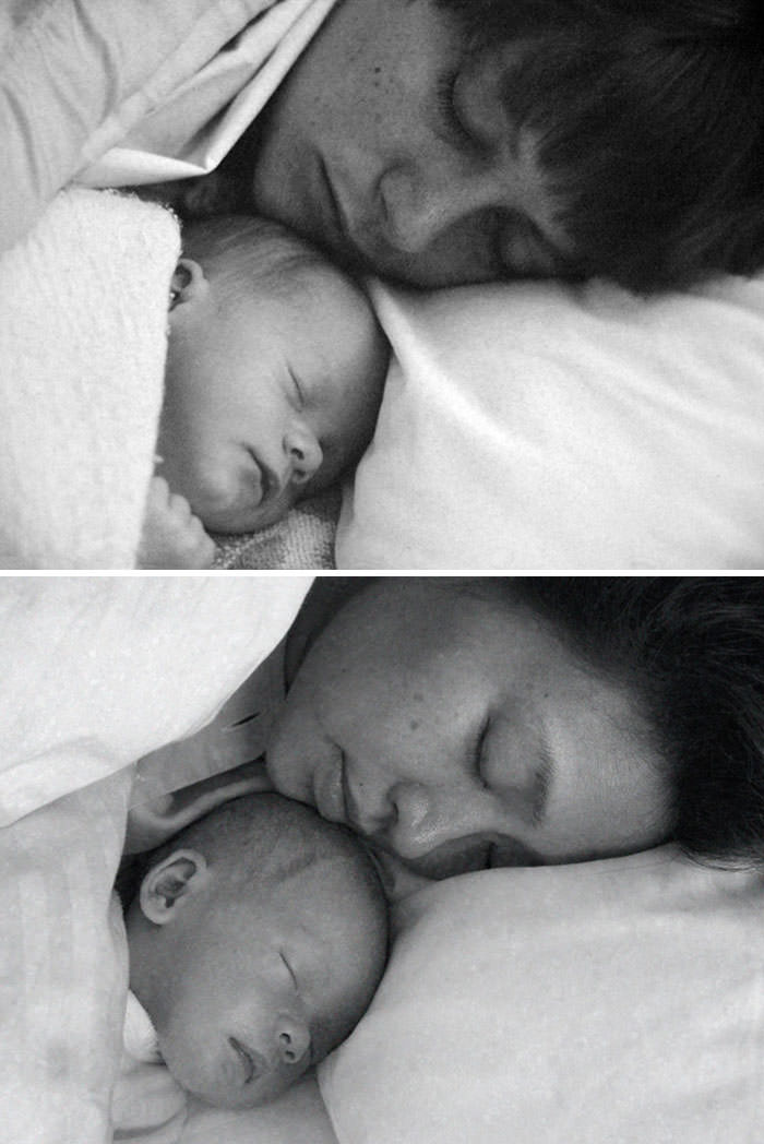 34 Years Later. My Mother With Me. My Wife With My Son