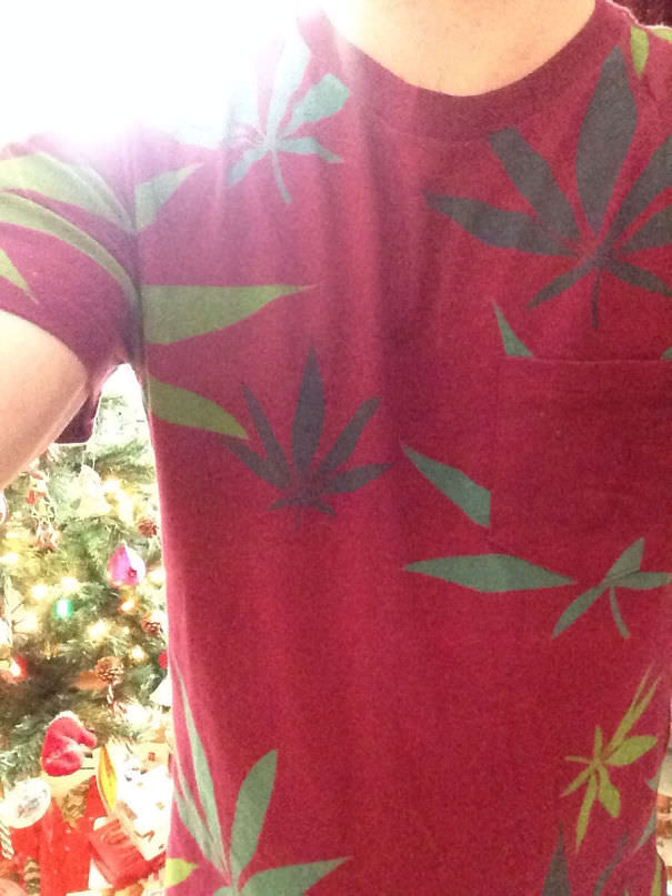  My 90-year-old Grandmother Got Me A "hawaiian Print T-shirt" For Christmas