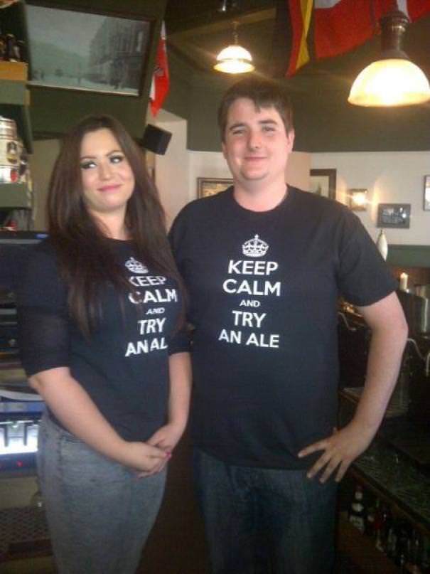  When Pub Staff T-Shirts Go Wrong