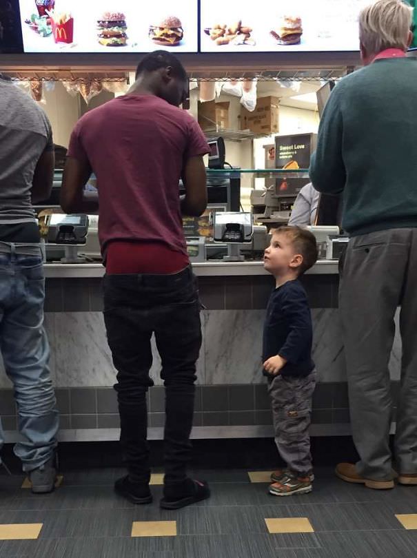 When Your 3-Year-Old Tells Man At Mc