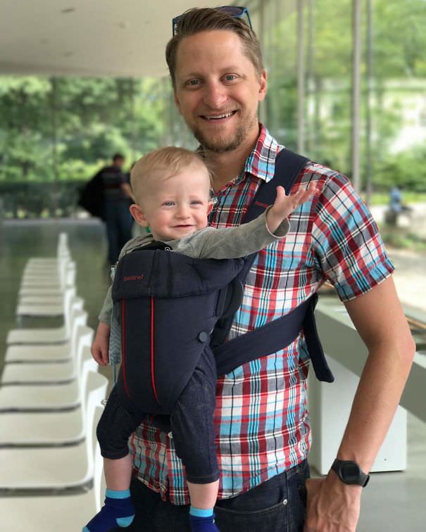 My Son Is Practicing His "Benevolent Dictator" Wave