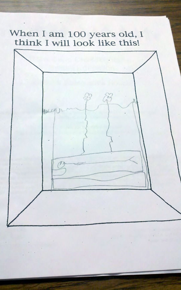  My Son, At Age 7, School Assignment