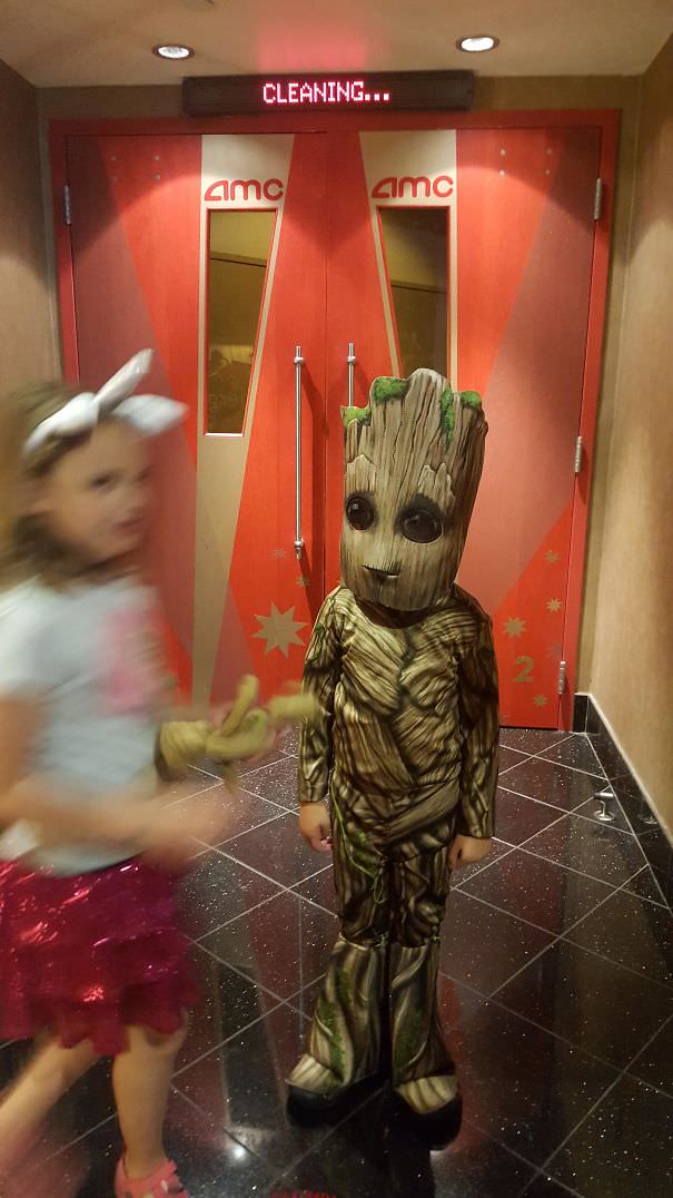 My 5-Year-Old Insisted On Dressing Up As Groot To See The New Guardians Of The Galaxy
