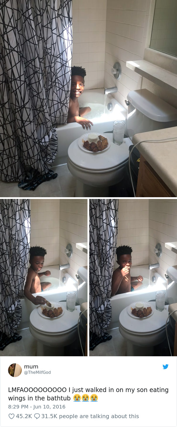  Chicken Wings In The Bathtub