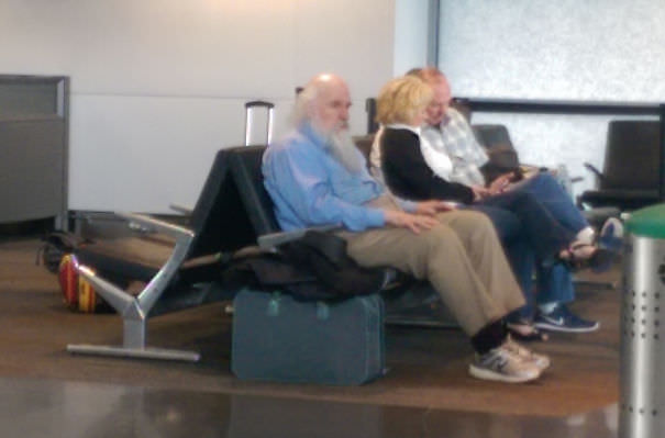 This Guy At The Airport Looked So Much Like Charles Darwin That I Didn