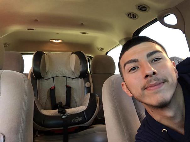 Installed An iPad In My Dash. Went To Carwash. Found Employees Selfie On Camera Roll