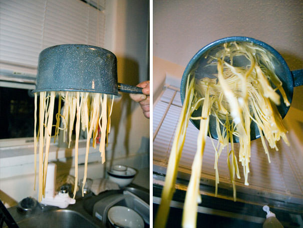  One Of My Roommates Tried To Make Pasta One Night