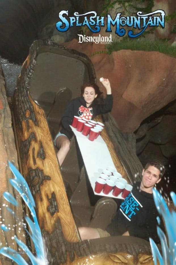 funny roller coaster photos beer pong