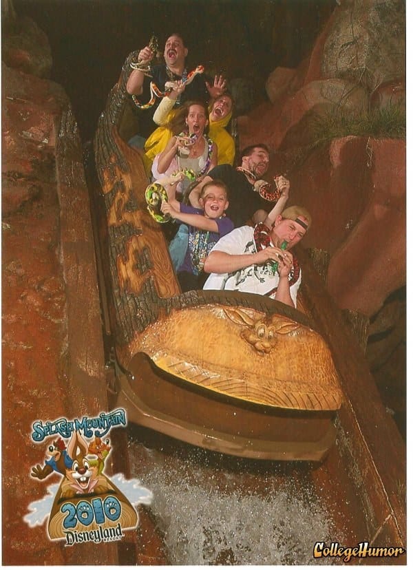 funny roller coaster photos splash mountain