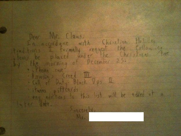 hilarious kids santa letters 11