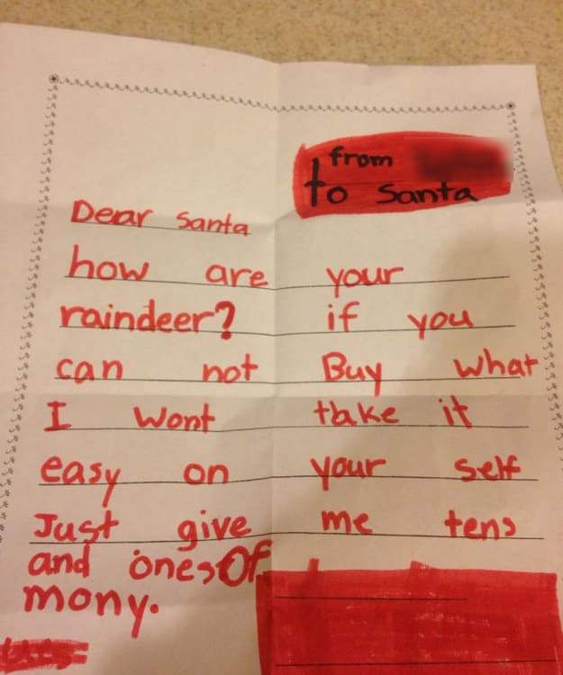 hilarious kids santa letters 16