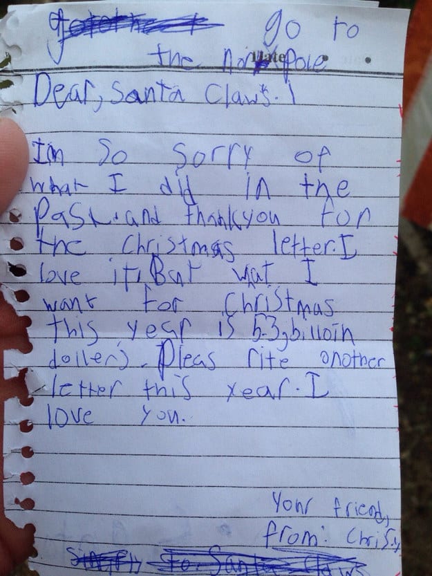 hilarious kids santa letters 17