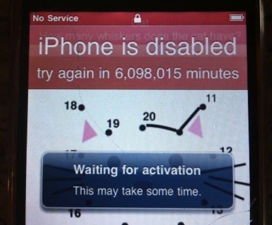life fail iphone lock