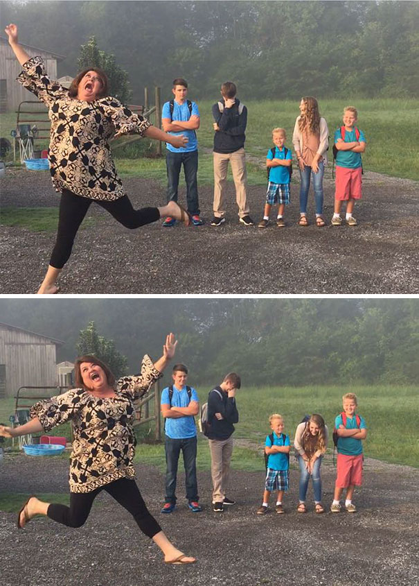 Parents celebrate the day their kids go back to school