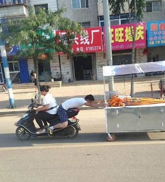 people carrying too much in car 13